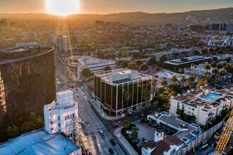 8447 Wilshire Blvd, Beverly Hills, CA - VUE AÉRIENNE  vue de carte