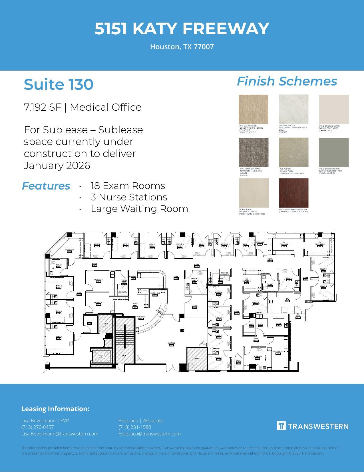 5151 Katy Fwy, Houston, TX à louer Plan d’étage– Image 1 sur 1