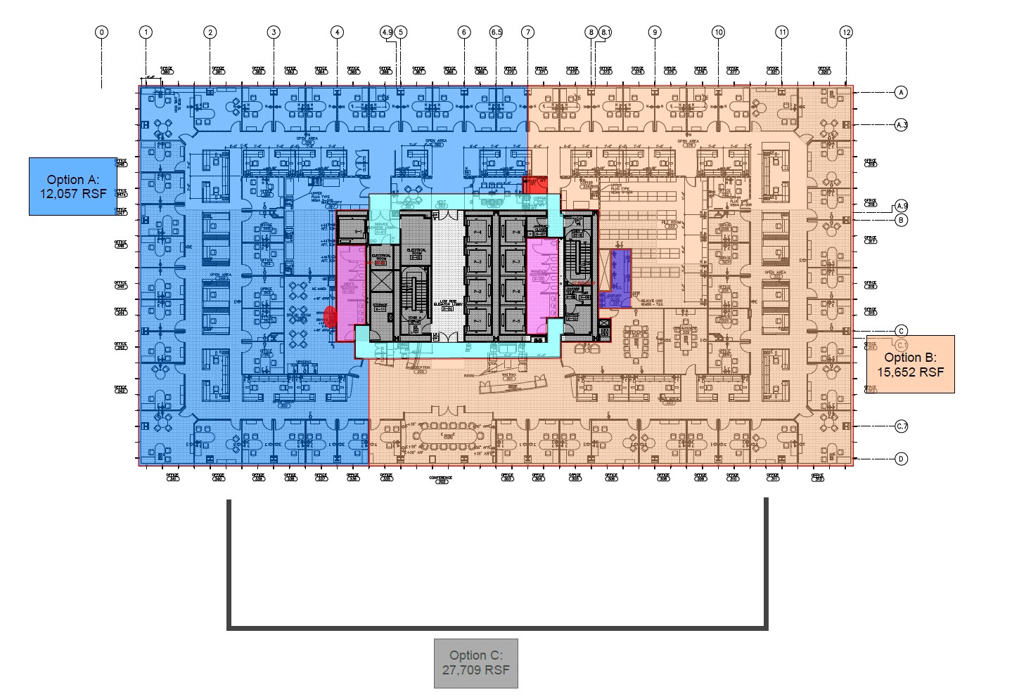 550 W Adams St, Chicago, IL à louer Plan d’étage– Image 1 sur 5