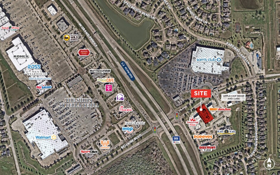 22363 Bellaire Blvd, Richmond, TX à louer - Aérien – Image 2 sur 7