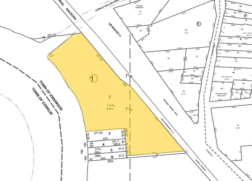 890 Route 11, Kirkwood Township, NY à louer - Plan cadastral – Image 2 sur 5