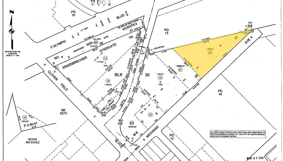 2419-2425 Michigan Ave, Santa Monica, CA à louer - Plan cadastral – Image 2 sur 16