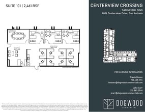 4538 Centerview Dr, San Antonio, TX à louer Plan d’étage– Image 1 sur 1