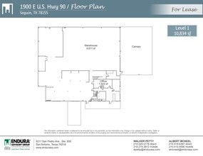 1900 E US Highway 90, Seguin, TX à louer Plan d’étage– Image 1 sur 1