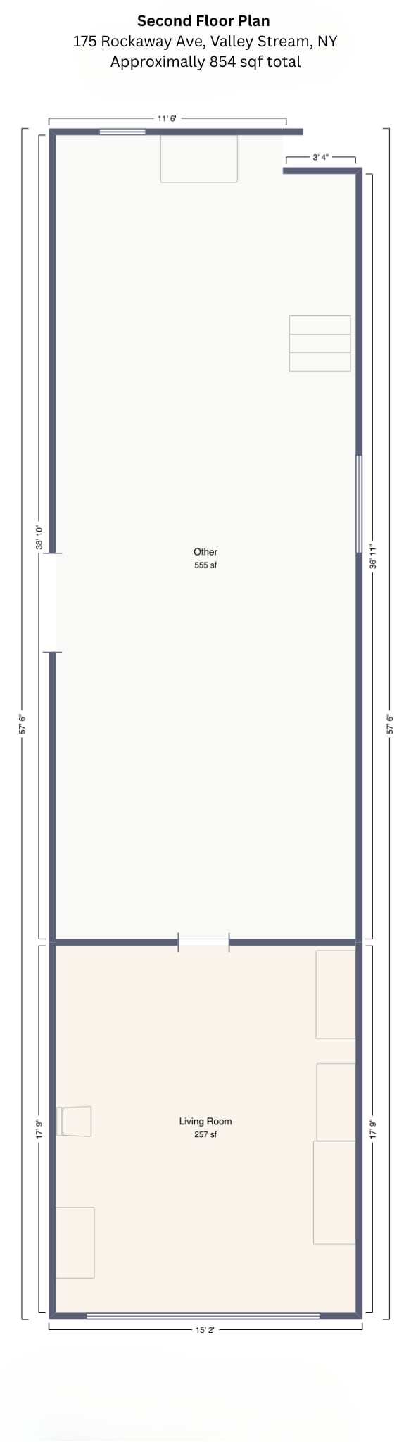 175-183 Rockaway Ave, Valley Stream, NY à louer Plan d’étage– Image 1 sur 6