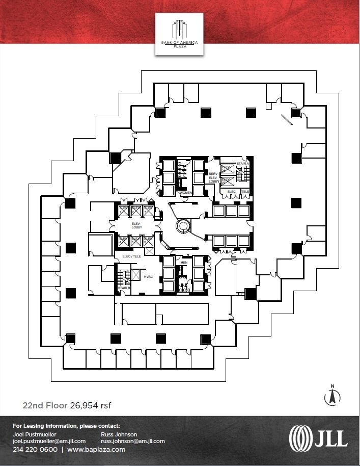 901 Main St, Dallas, TX à louer Plan d’étage– Image 1 sur 1