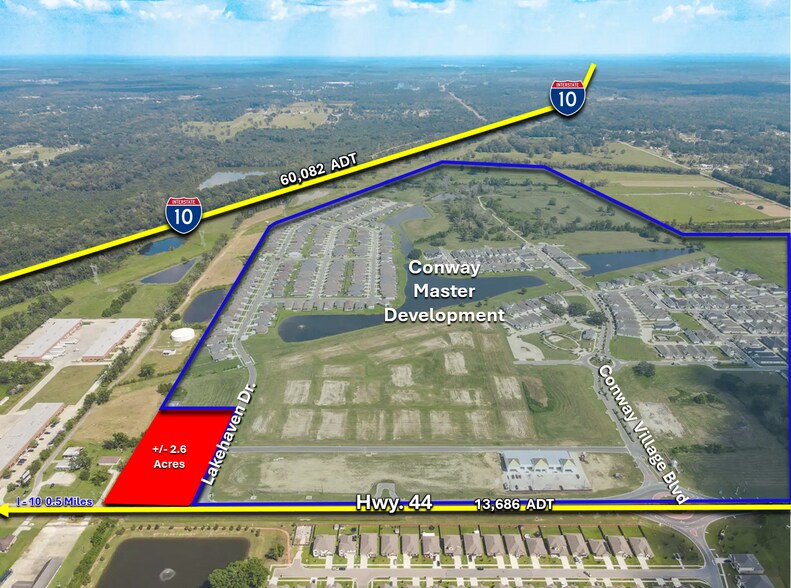 100 Lakehaven Dr, Gonzales, LA à louer - Photo de l’immeuble – Image 2 sur 12