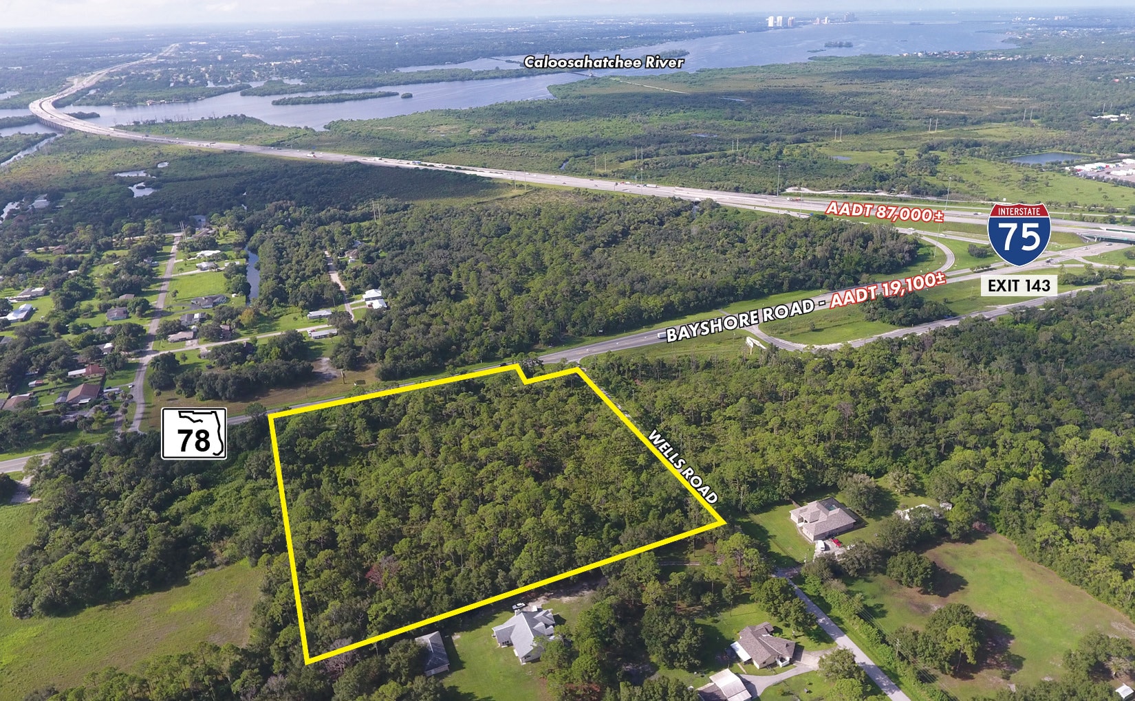 17300 Wells Rd, North Fort Myers, FL à vendre Aérien– Image 1 sur 9