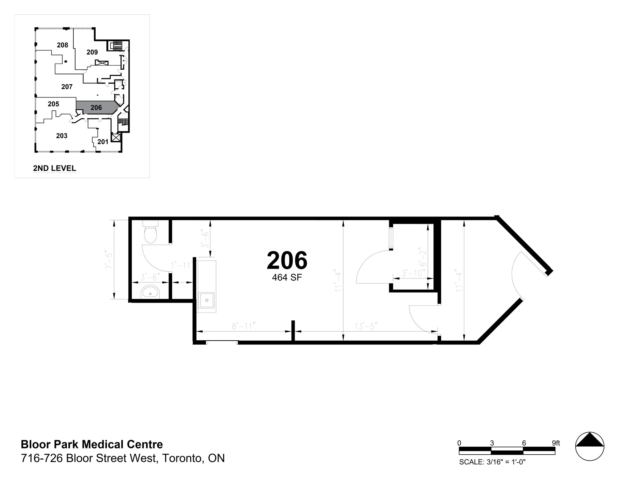 726 Bloor St W, Toronto, ON à louer Plan de site– Image 1 sur 1