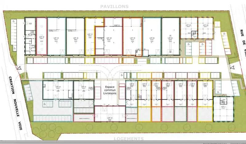 Bureau dans Caen à vendre - Plan d’étage – Image 2 sur 3