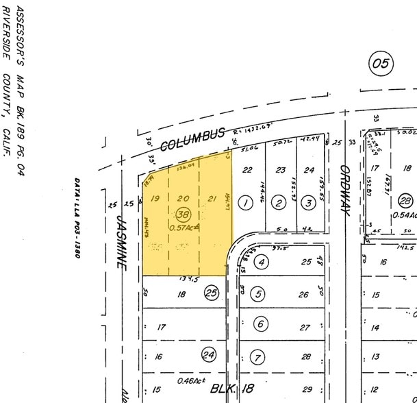 5908 Jasmine St, Riverside, CA à louer - Plan cadastral – Image 2 sur 7