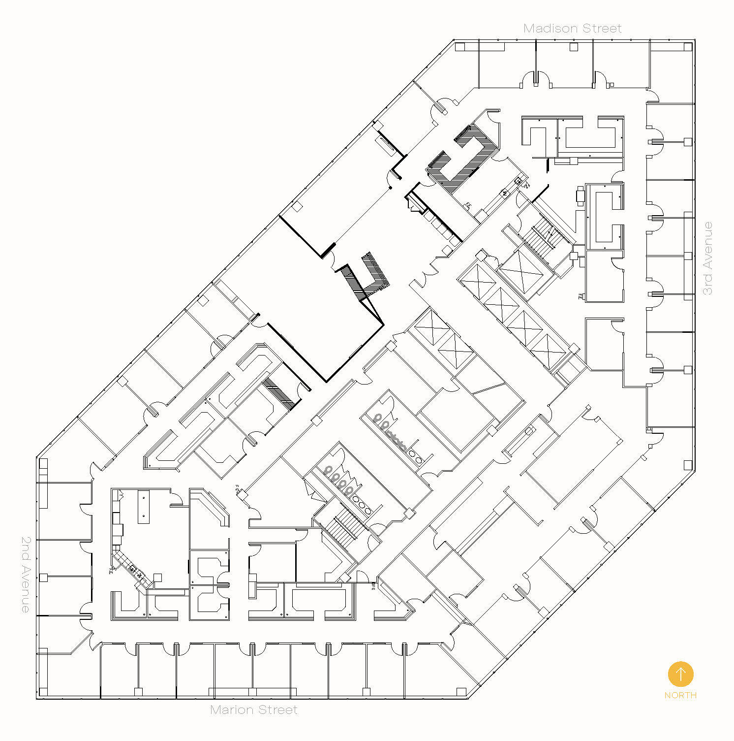 999 3rd Ave, Seattle, WA à louer Plan d’étage– Image 1 sur 4