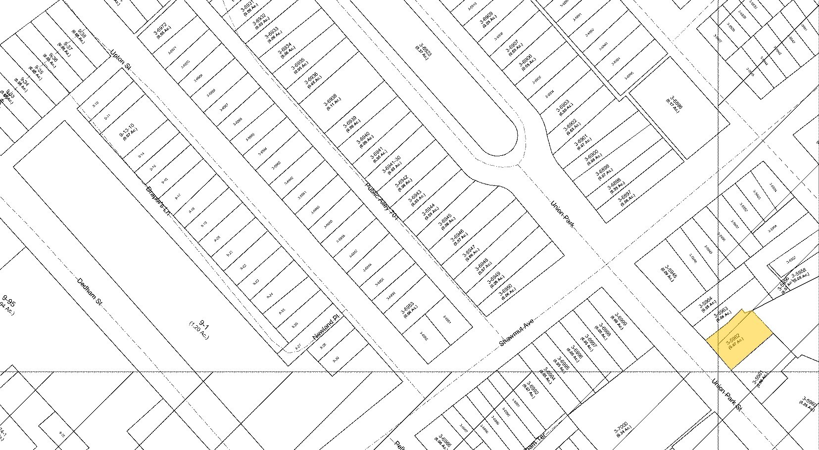 6-14 Union Park St, Boston, MA à vendre Plan cadastral– Image 1 sur 18