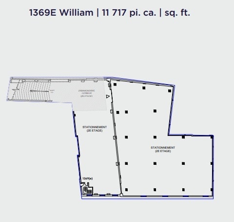1320-1390 Rue Barré, Montréal, QC à louer Plan d’étage– Image 1 sur 1