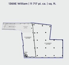 1320-1390 Rue Barré, Montréal, QC à louer Plan d’étage– Image 1 sur 1
