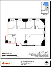 80 Richmond St W, Toronto, ON à louer Plan d’étage– Image 1 sur 1