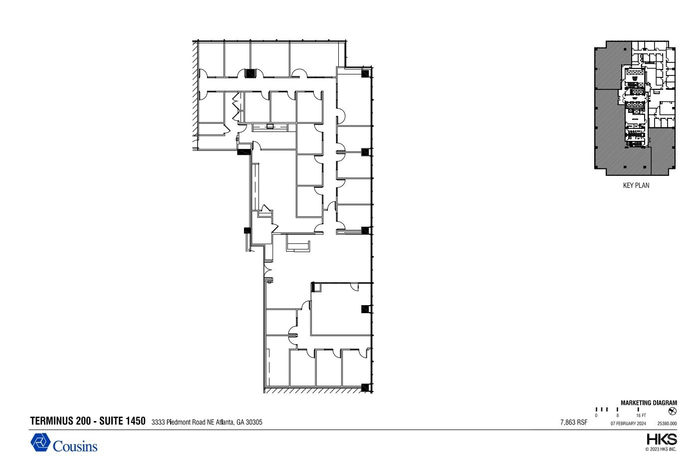 3280 Peachtree Rd, Atlanta, GA à louer Plan d’étage– Image 1 sur 1