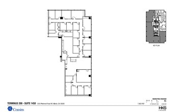 3280 Peachtree Rd, Atlanta, GA à louer Plan d’étage– Image 1 sur 1