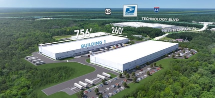 1101 Tech Park Pl, Sandston, VA à louer Aérien– Image 2 sur 7