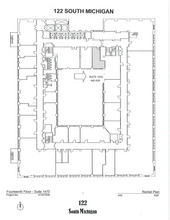 122 S Michigan Ave, Chicago, IL à louer Plan d’étage– Image 1 sur 1