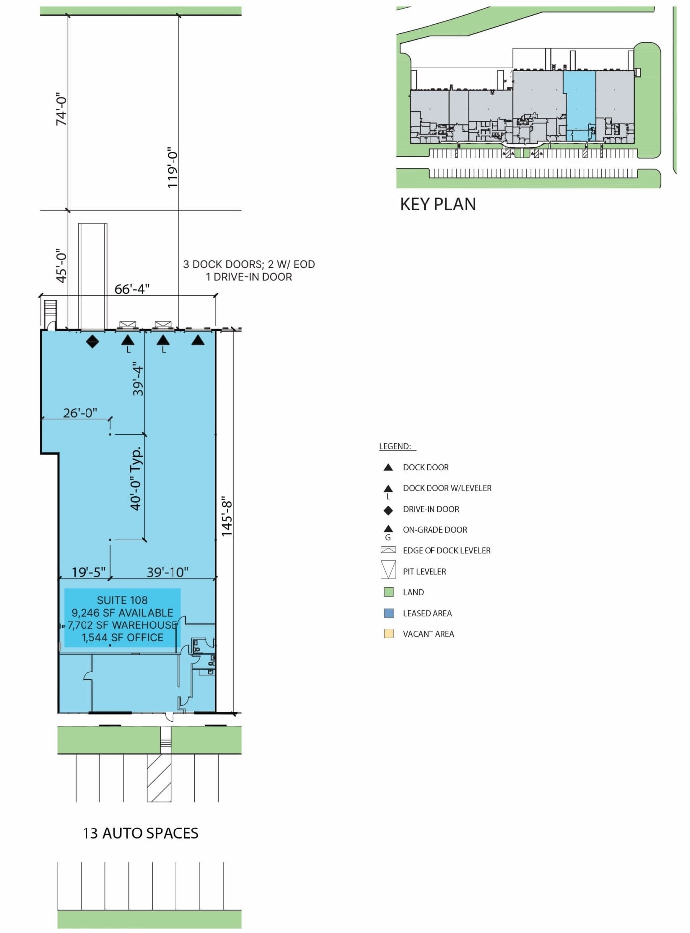 560 Atlanta S Pky, College Park, GA à louer Plan d’étage– Image 1 sur 1