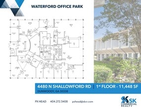 4480 N Shallowford Rd, Dunwoody, GA à louer Plan de site– Image 1 sur 1