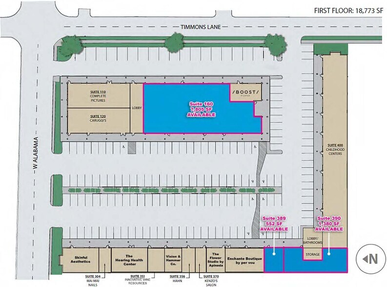 3701 W Alabama- St, Houston, TX à louer - Plan de site – Image 2 sur 2