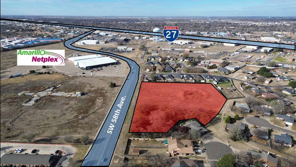 3010 SW 58th Ave, Amarillo, TX à vendre - Aérien – Image 2 sur 3