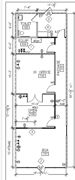 6911-6919 NW 122nd, Oklahoma City, OK à louer - Plan d’étage – Image 3 sur 3