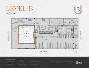 1015 2nd Ave, Seattle, WA à louer Plan d’étage– Image 1 sur 1