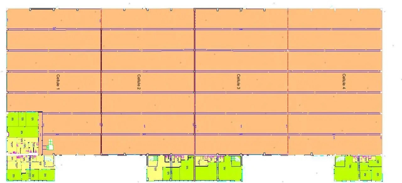 Local d’activités dans Chilly-Mazarin à louer Plan d’étage– Image 1 sur 3