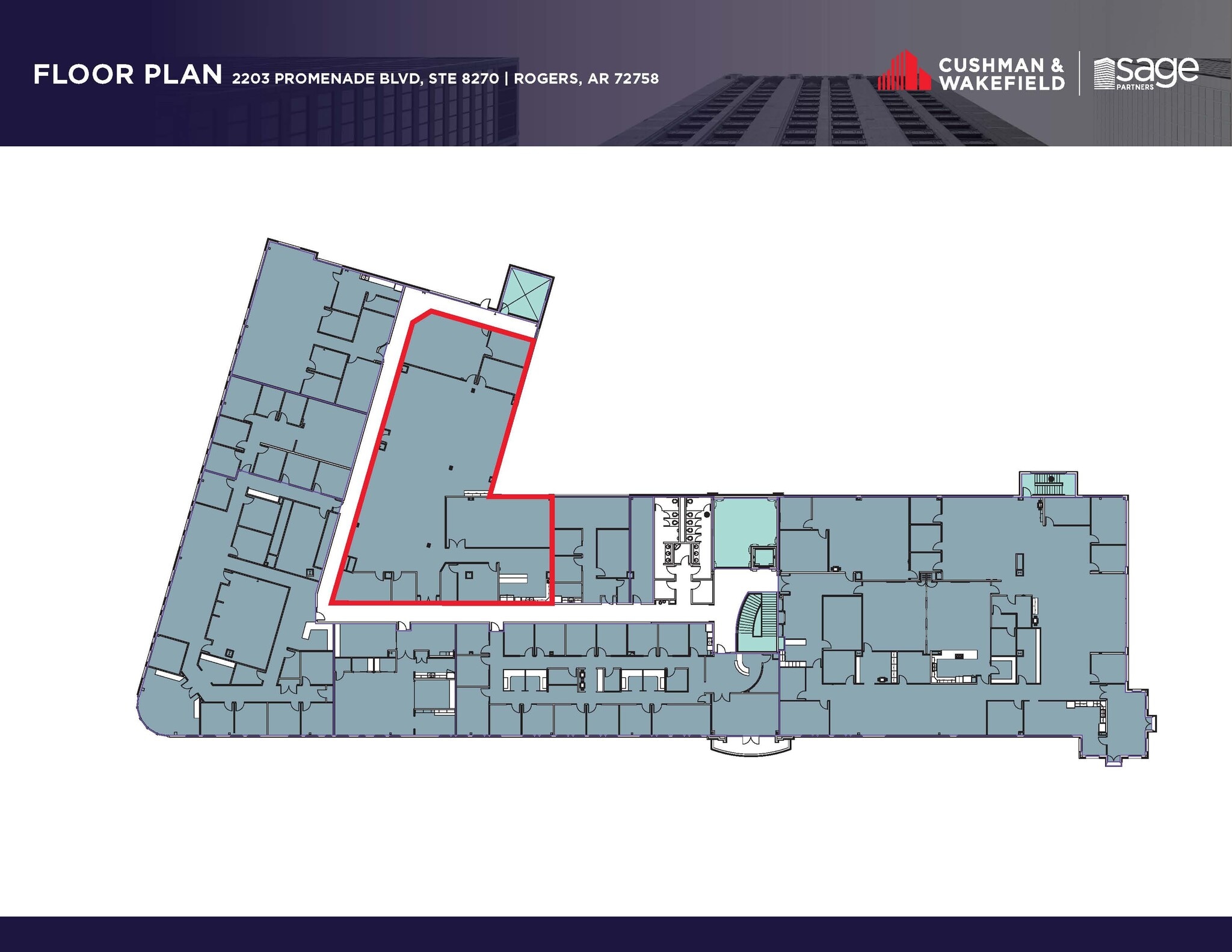 2203 S Promenade Blvd, Rogers, AR à louer Plan d’étage– Image 1 sur 1