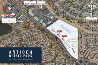 Plus de détails pour Lone Tree, Antioch, CA - Terrain à louer