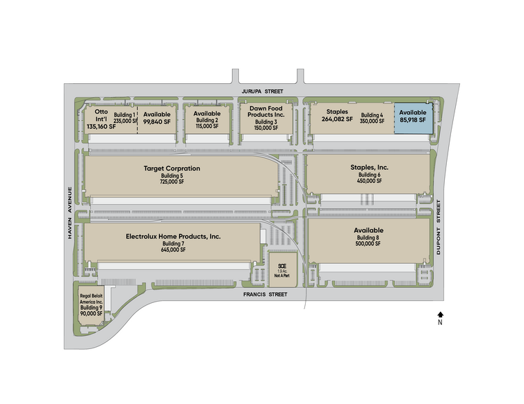 4060 E Jurupa St, Ontario, CA à louer - Plan de site – Image 2 sur 16