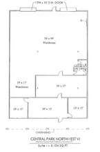 2500 Central Pky, Houston, TX à louer Plan d’étage– Image 1 sur 1