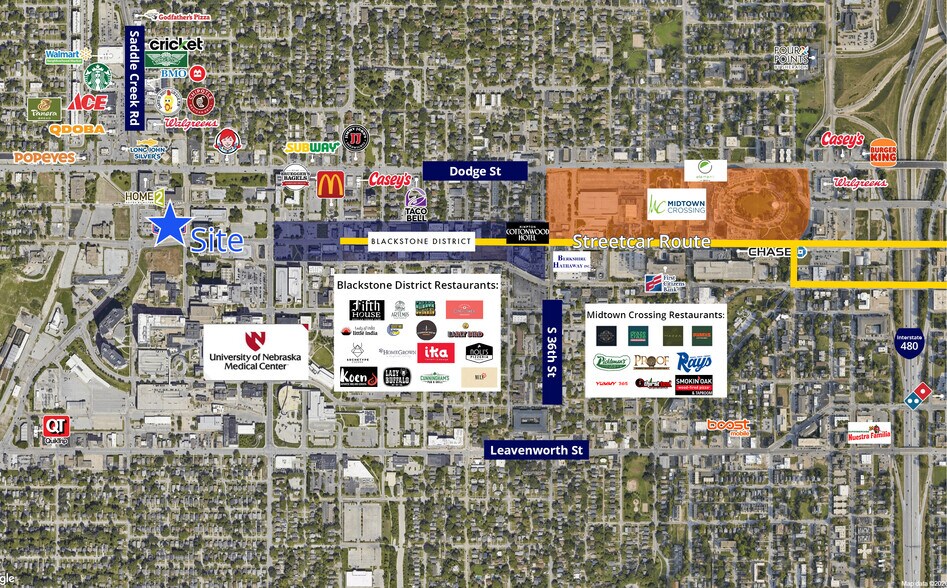 4401 Douglas St, Omaha, NE à louer - Aérien – Image 3 sur 4