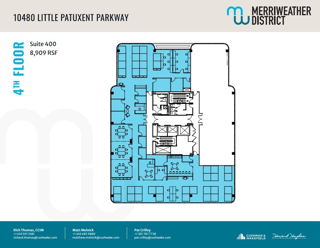 10480 Little Patuxent Pky, Columbia, MD à louer Plan d’étage– Image 1 sur 1