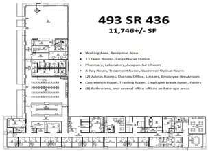 493 Highway 436, Casselberry, FL à louer Plan d’étage– Image 2 sur 23