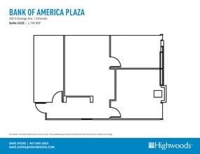 300 S Orange Ave, Orlando, FL à louer Plan de site– Image 1 sur 1