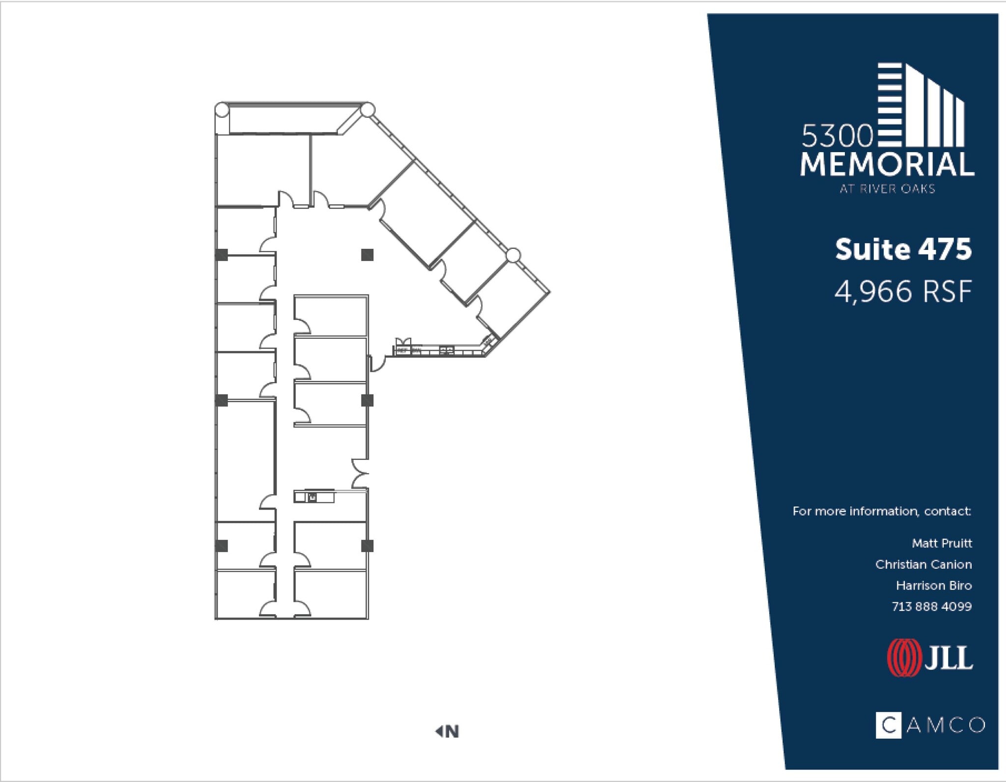 5300 Memorial Dr, Houston, TX à louer Plan d’étage– Image 1 sur 1