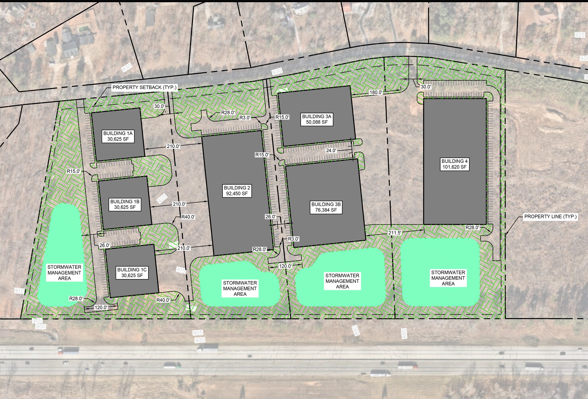 950 Hurricane Creek Rd, Piedmont, SC à louer Plan de site– Image 1 sur 1