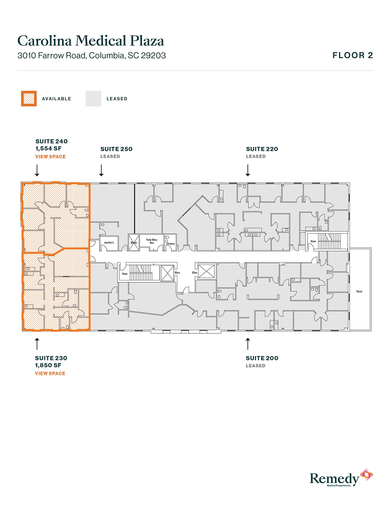 3010 Farrow Rd, Columbia, SC à louer Plan d’étage– Image 1 sur 1