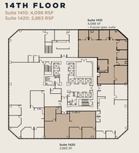 401 W A St, San Diego, CA à louer Plan d’étage– Image 1 sur 1