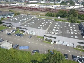Niederhausbergen - Vue aérienne  vue de carte