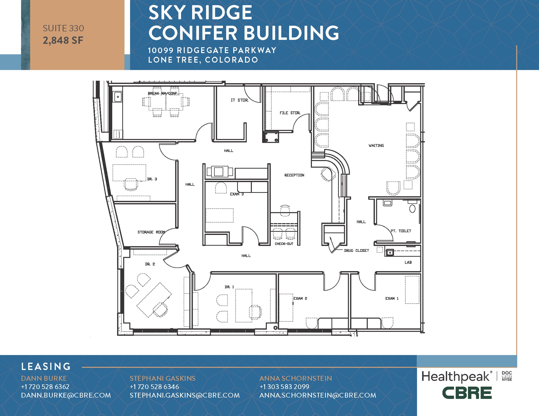 10535 Park Meadows Blvd, Lone Tree, CO à louer Plan d’étage– Image 1 sur 1