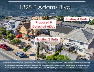 Plus de détails pour 1325 E Adams Blvd, Los Angeles, CA - Logement à vendre