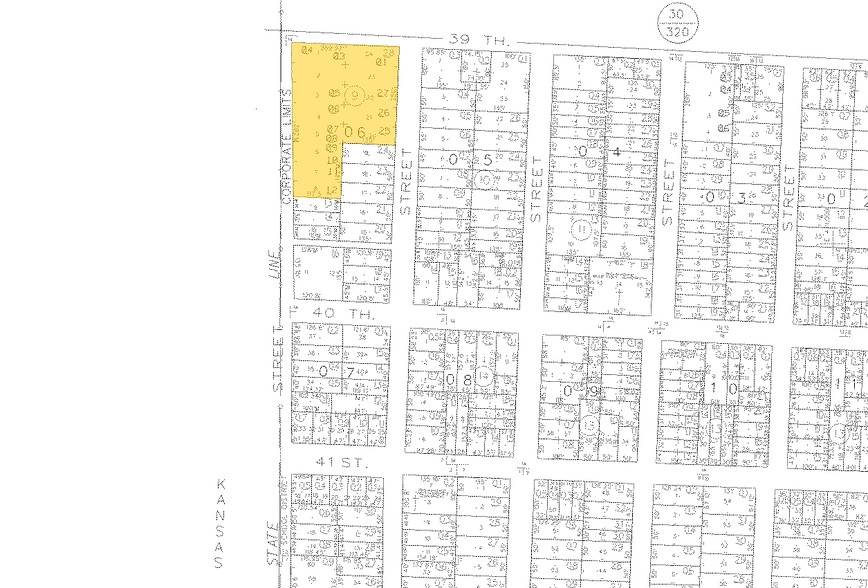 1801-1803 W 39th St, Kansas City, MO à louer - Plan cadastral – Image 2 sur 7