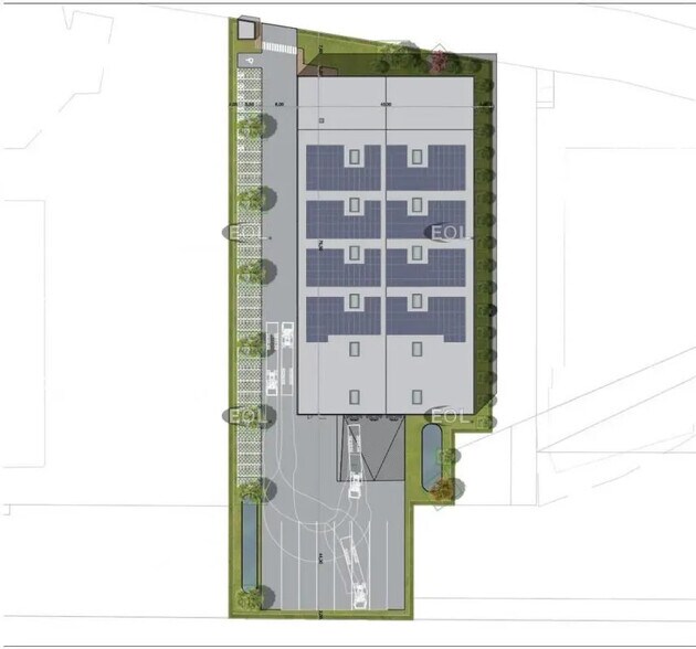 Industriel/Logistique dans Louvres à vendre - Plan de site – Image 2 sur 2