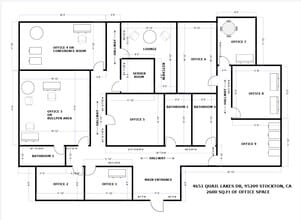 4651 Quail Lakes Dr, Stockton, CA à louer Plan d’étage– Image 1 sur 1