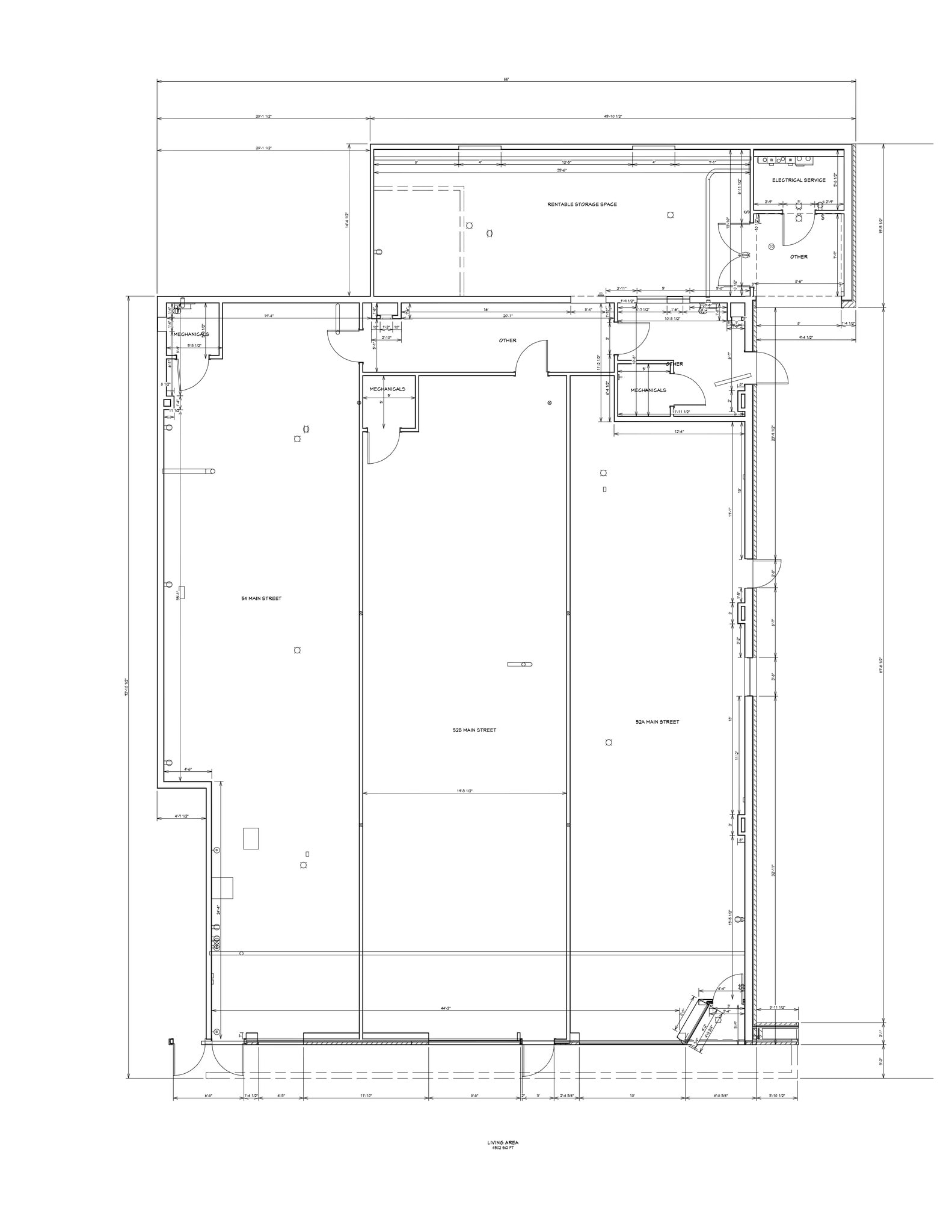 52-56 Main St, Norwalk, CT à louer Plan de site– Image 1 sur 1